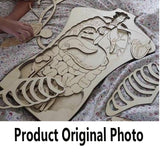 Wooden human anatomy learning tile